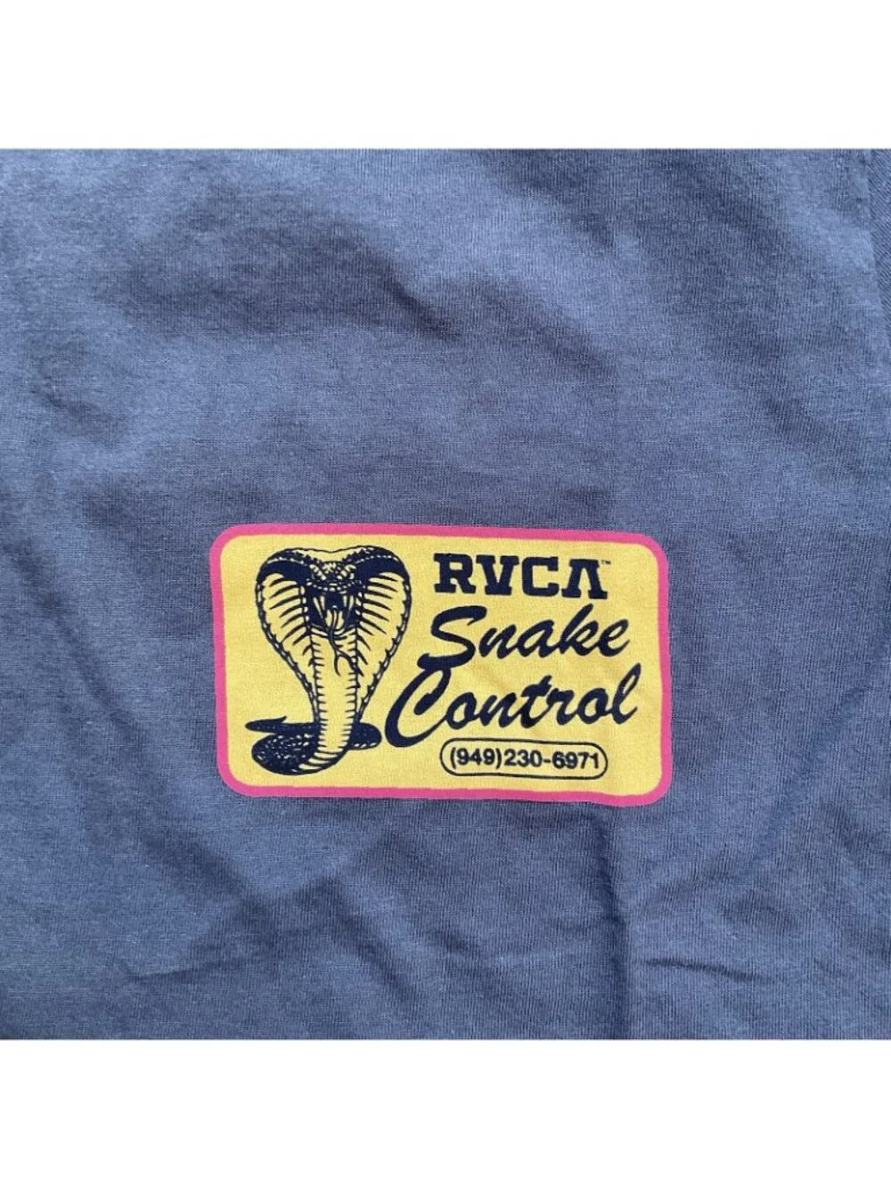 RVCA Boy’s Cobra Service T-Shirt Short Sleeves Printed Youth Size M